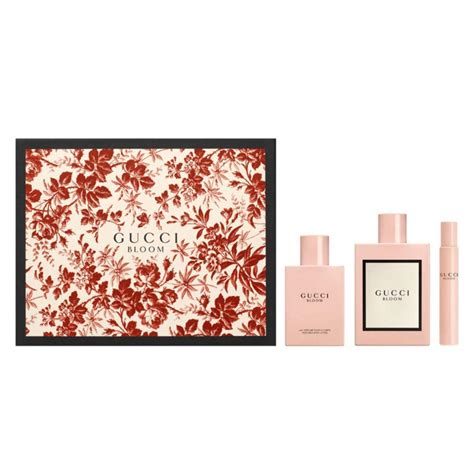 gucci bloom 3 piece gift set